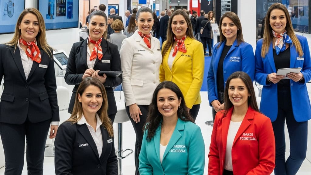 Azafatas y promotras para ferias comerciales en Madrid